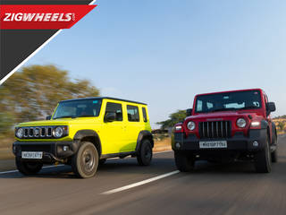 Jimny vs Thar | Handling, Performance & Ride Compared | Zigwheels.com