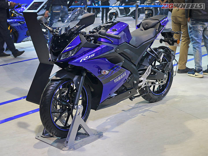 Yamaha R15 V3.0 At Auto Expo 2018 Detailed First Look