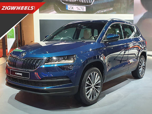 Skoda Karoq India First Look Walkaround Review | Auto Expo ...