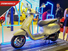 Vespa Elettrica Walkaround | Features, Range, Launch Details & More | Auto Expo 2020