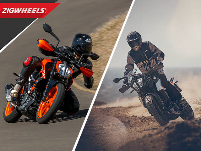 KTM 390 Adventure vs 390 Duke - Performance, Braking, Mileage compared