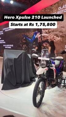 Hero Xpulse 210 launched! #autoexpo2025