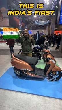 India's first CNG scooter is here! 😍 #autoexpo2025