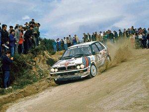 Lancia Delta HF Integrale rally car